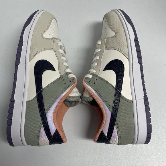 Nike Dunk Low SE NOLA HV5750 133 Size 10.5 White Green New Orleans Low Top Shoe main image 4
